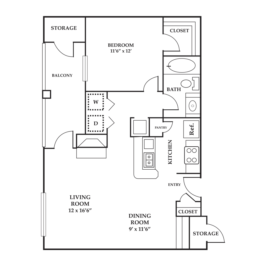 A2 floor plan