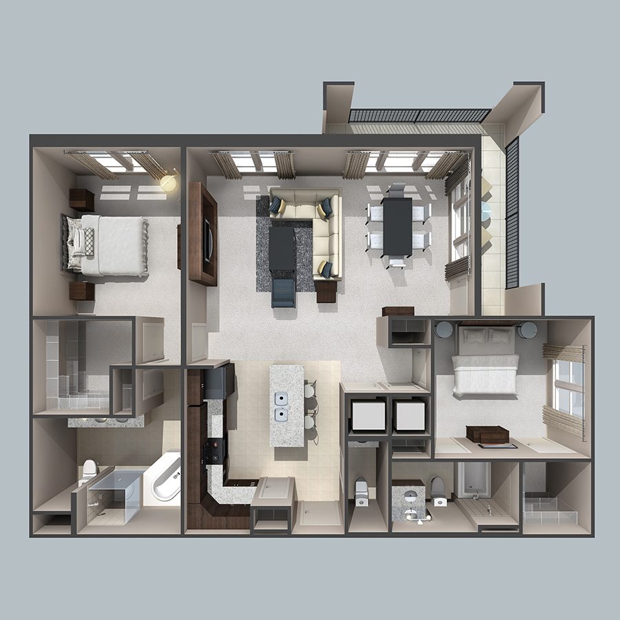 B4 floor plan