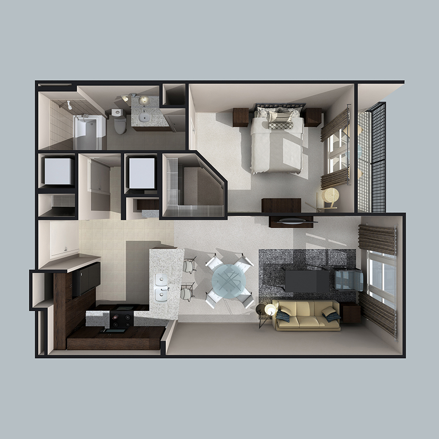 A1 floor plan