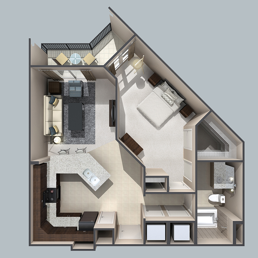 A2 floor plan