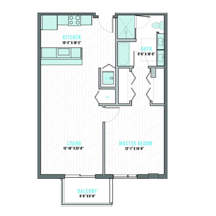 R-2B M floor plan