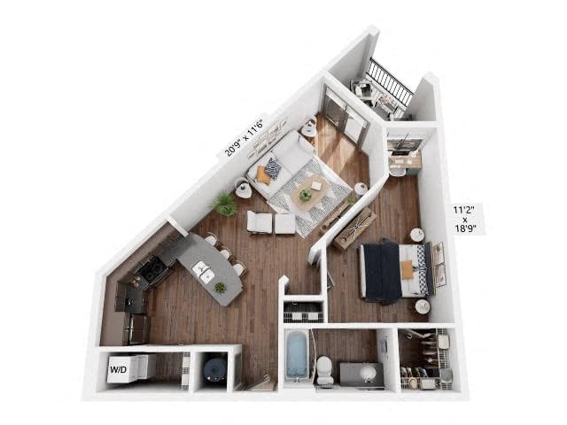 A2 floor plan