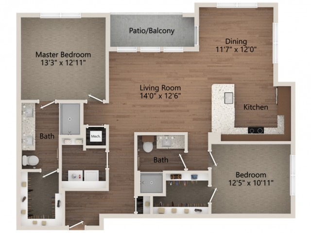 B2 floor plan