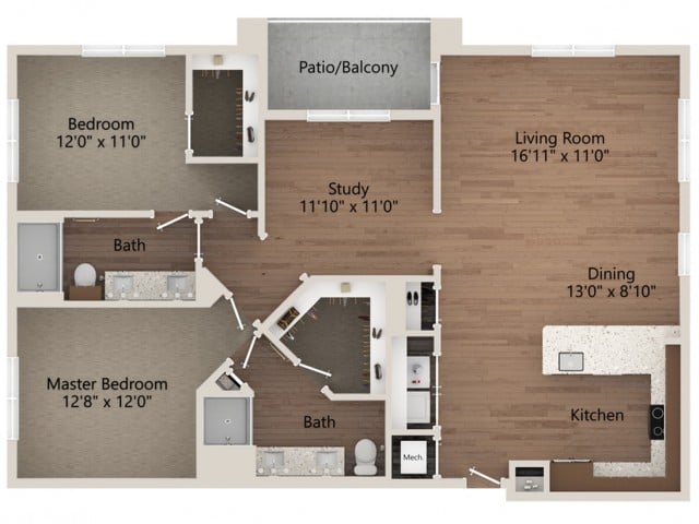 B5A floor plan
