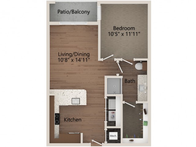 A2A floor plan
