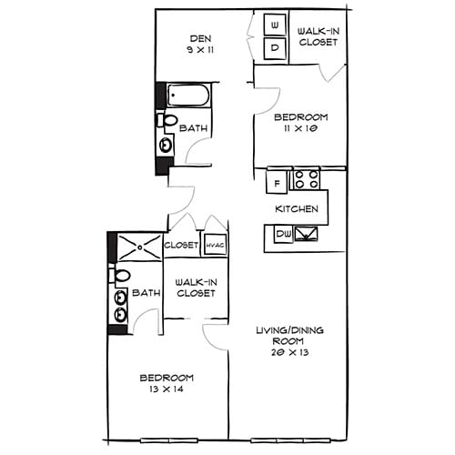 Style 2D floor plan