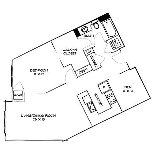 Style 1C floor plan