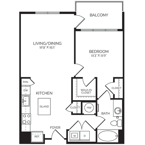 A1 floor plan