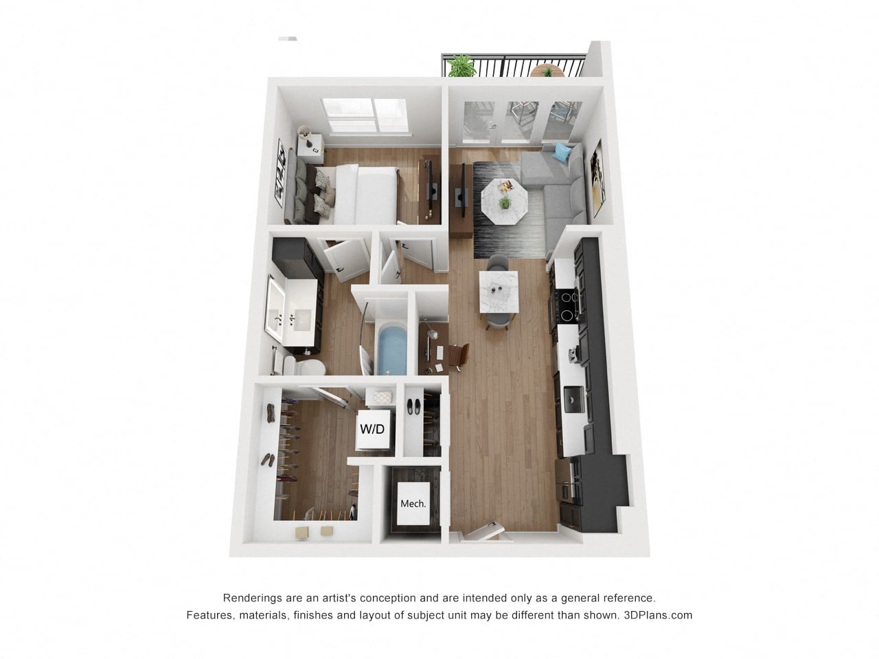 A1 floor plan
