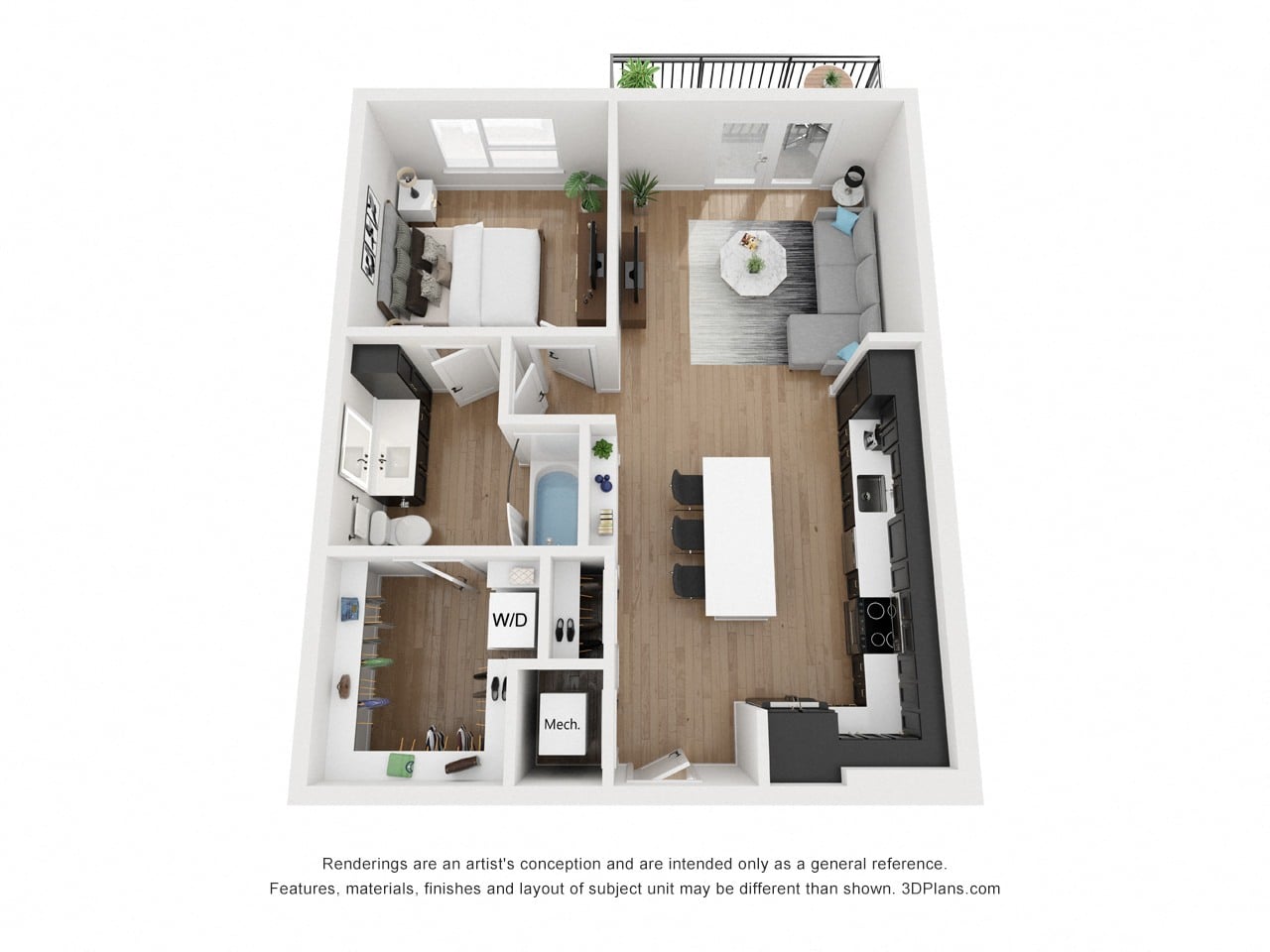A2 floor plan