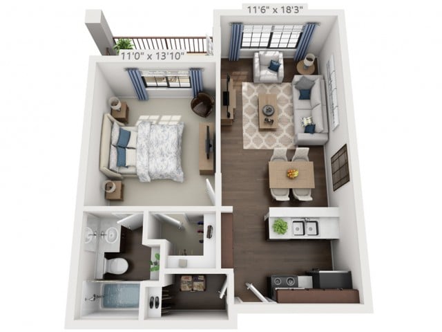 A2 floor plan