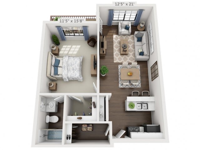 A1 floor plan