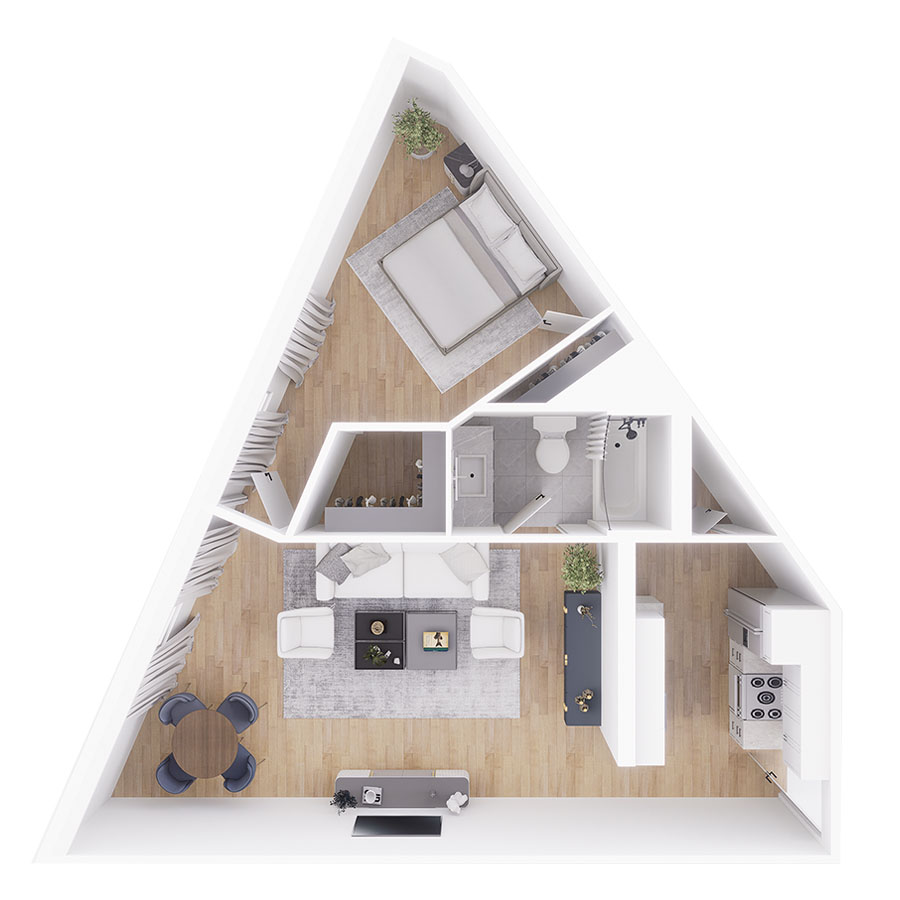 A2 floor plan