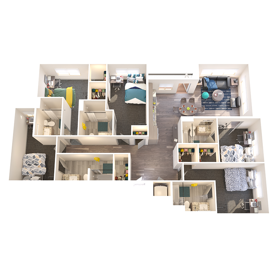 5X5 E2 floor plan