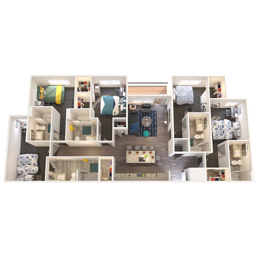 5X5 E1 floor plan