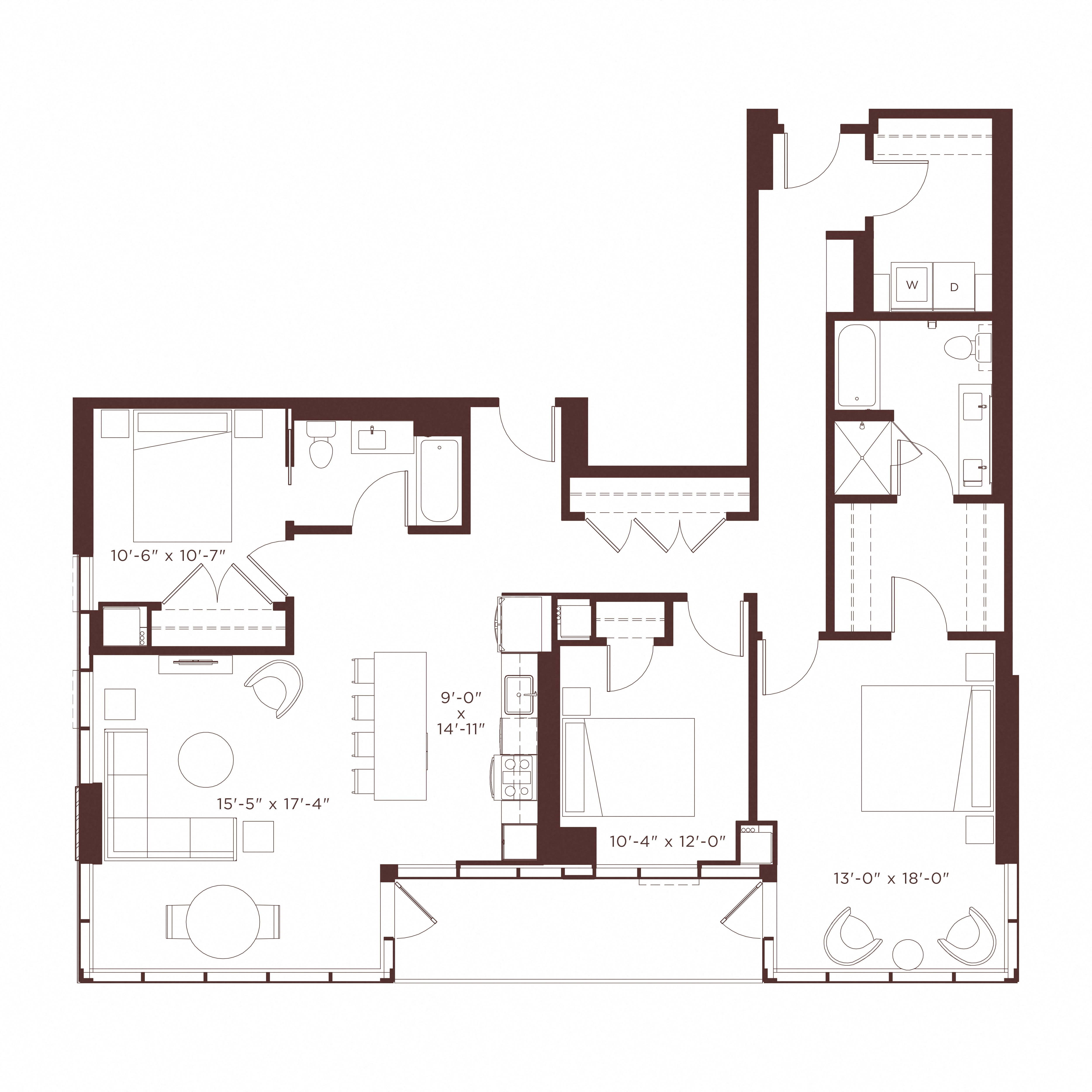 PH8 floor plan