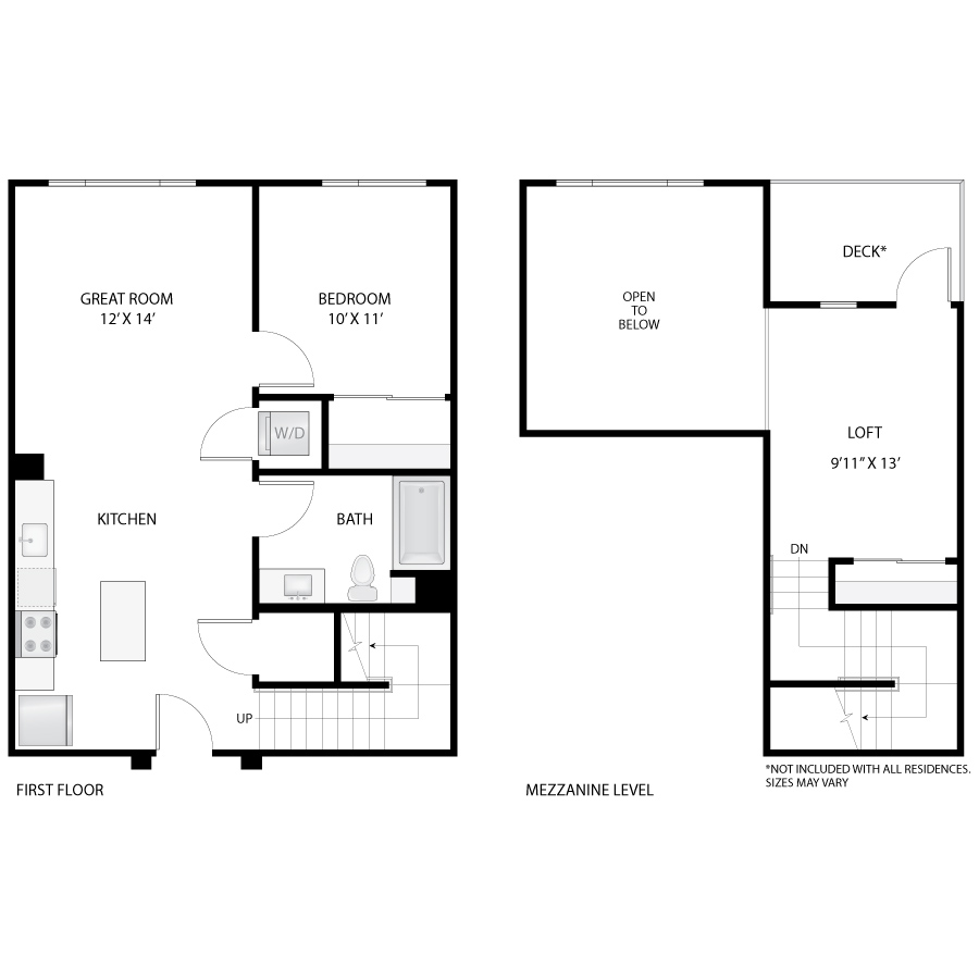 Webster Loft floor plan