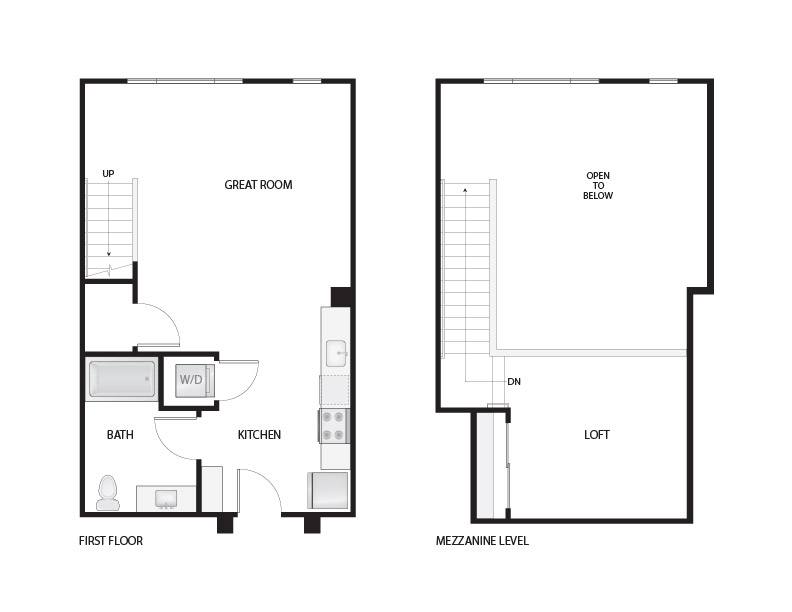 Harrison Loft floor plan