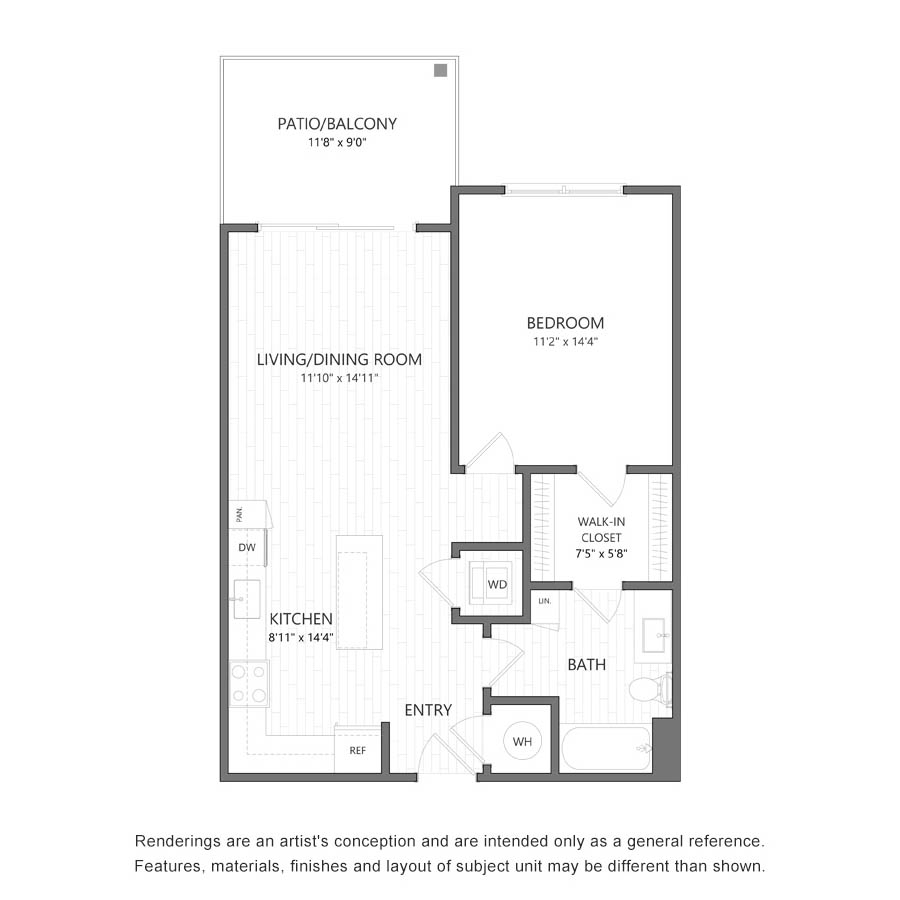 A1c floor plan