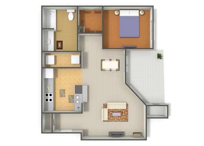 Columbia - A4 floor plan