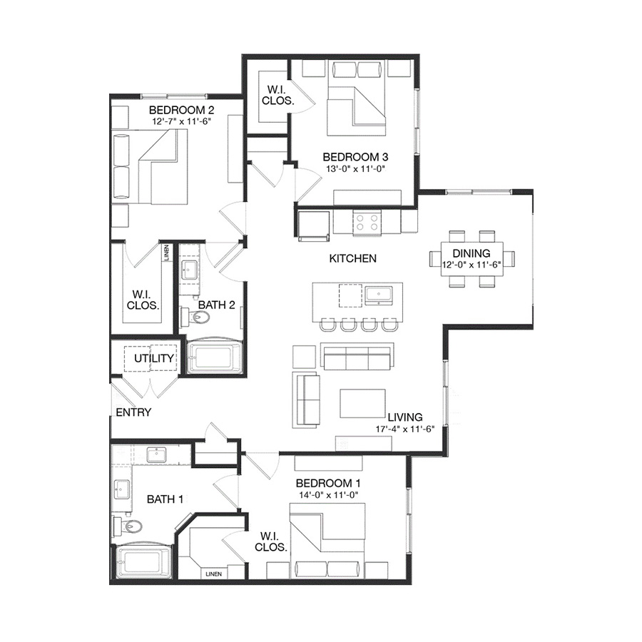 Hubbard floor plan