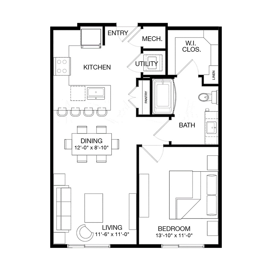 Baker floor plan