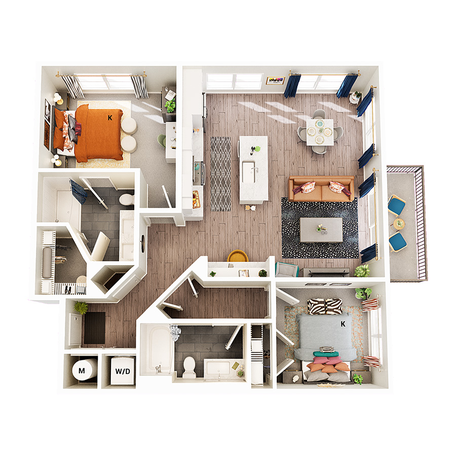 B1-B floor plan