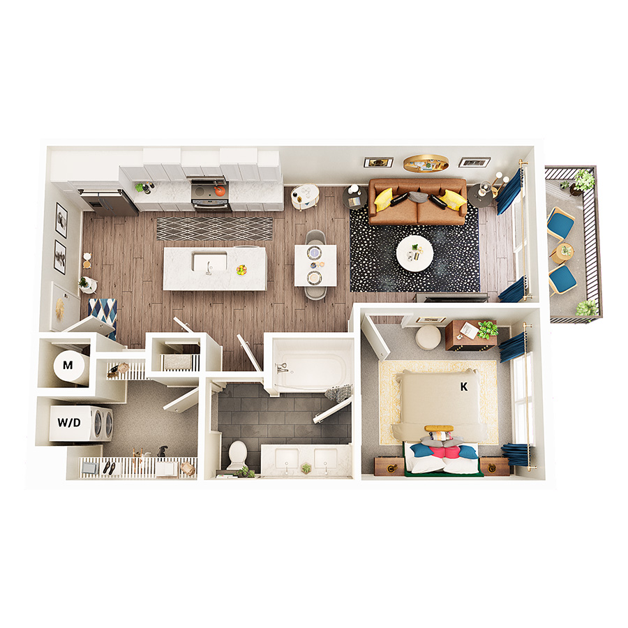 A2 floor plan