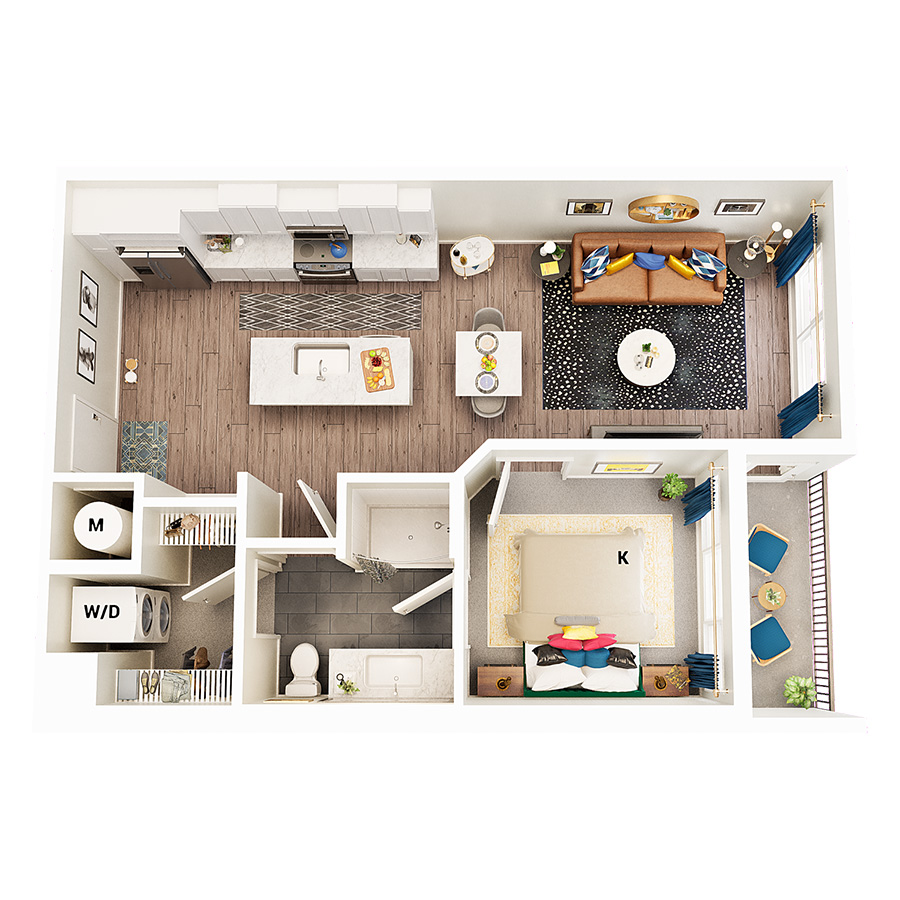A1 floor plan