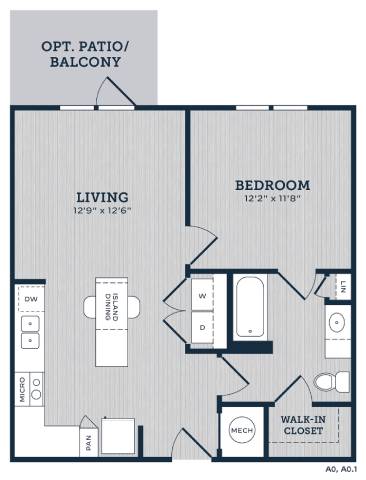 A1 floor plan