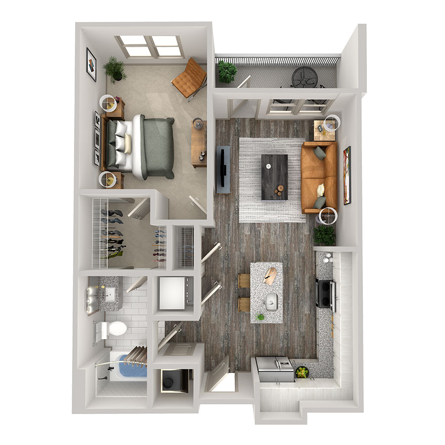 1 Bedroom Apartment – 1850 Duluth Hwy #2211, Lawrenceville, GA