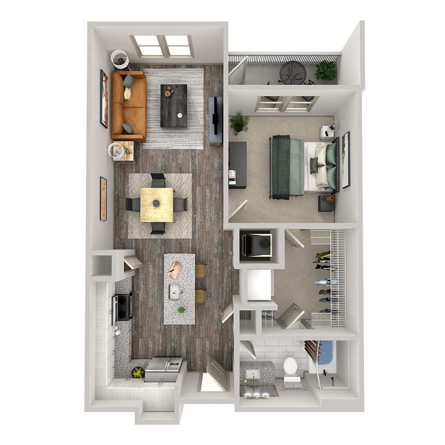1 Bedroom Apartment – 1850 Duluth Hwy #1217, Lawrenceville, GA