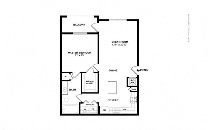 Terrazzo floor plan