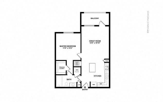 Barcelona floor plan