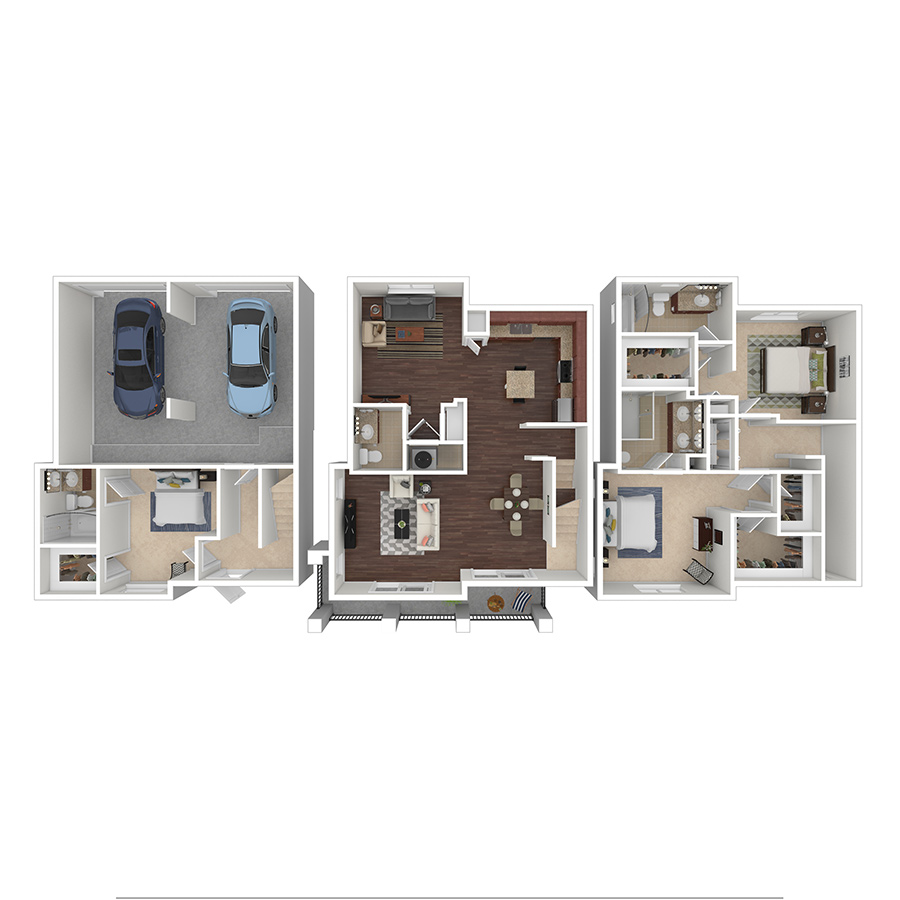 Escada floor plan