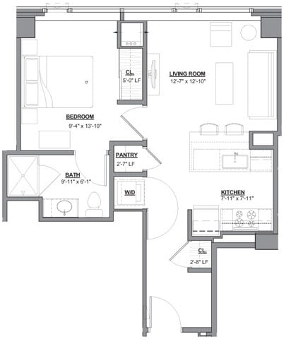 Unit 2602 floor plan