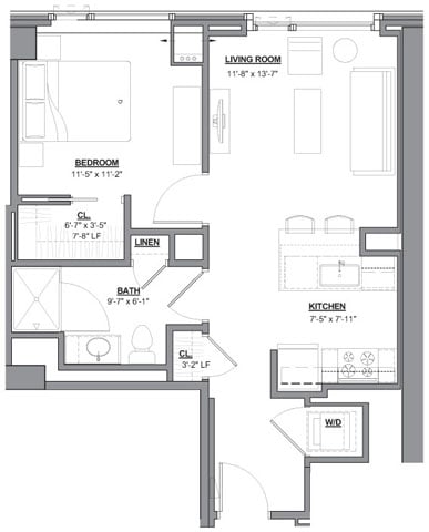 Unit 3204 floor plan