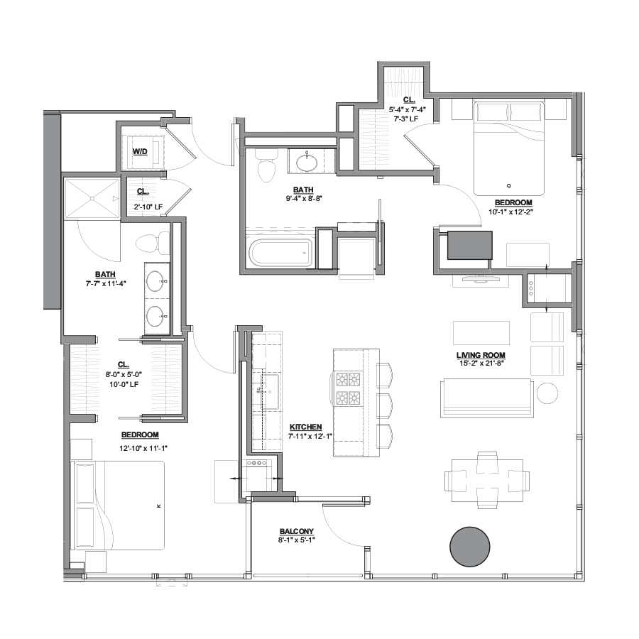 2D floor plan