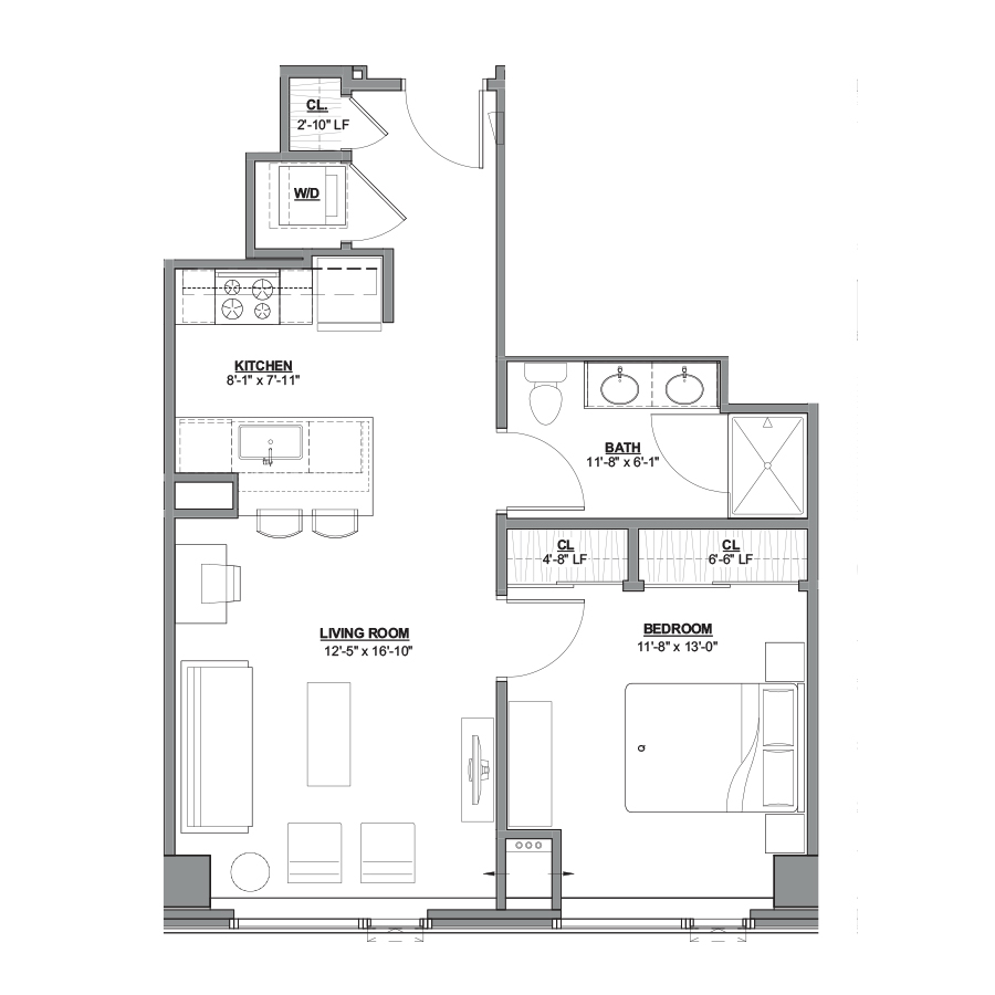 Unit 307 floor plan