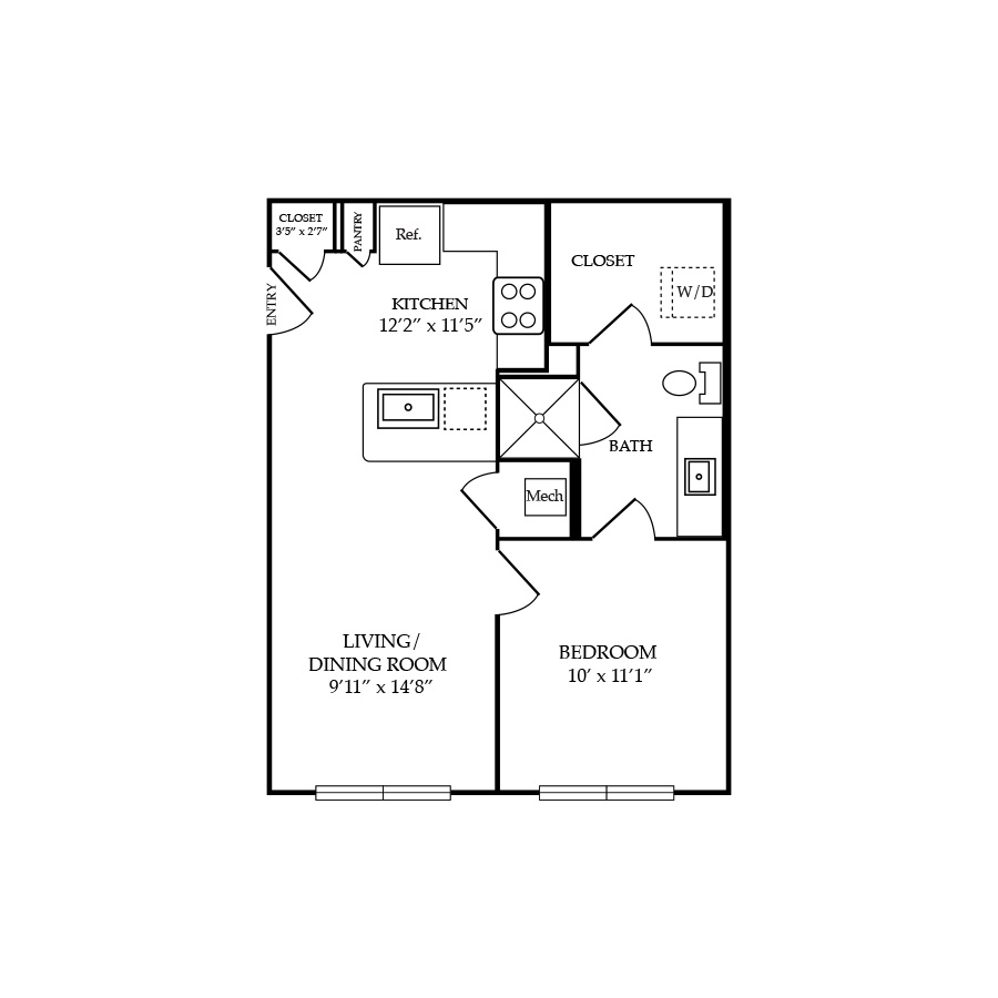 A2 floor plan