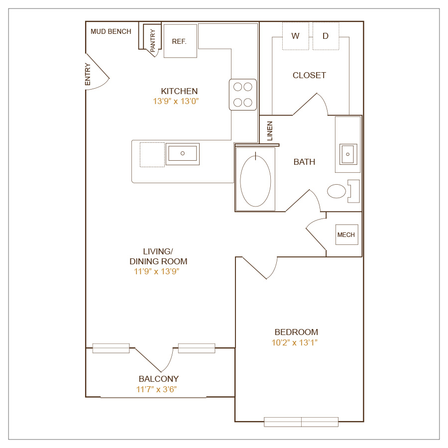 A6 floor plan