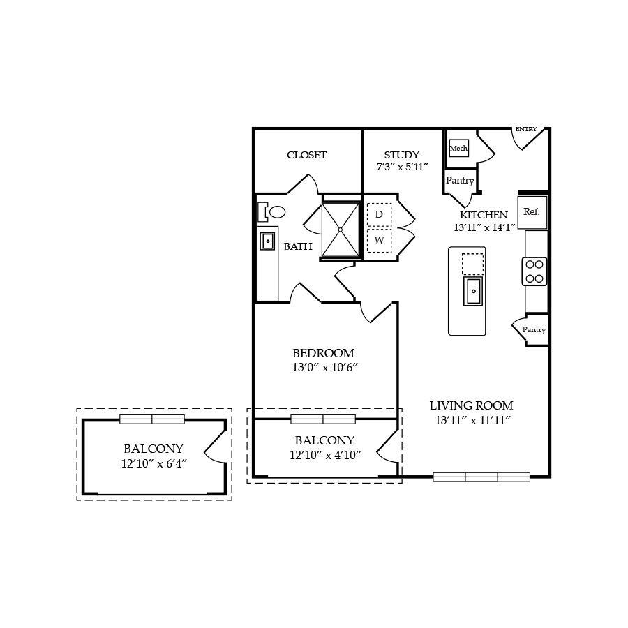A9 floor plan