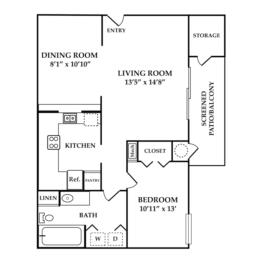 A1 floor plan
