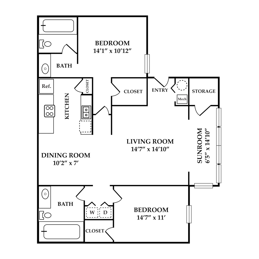 B4 floor plan