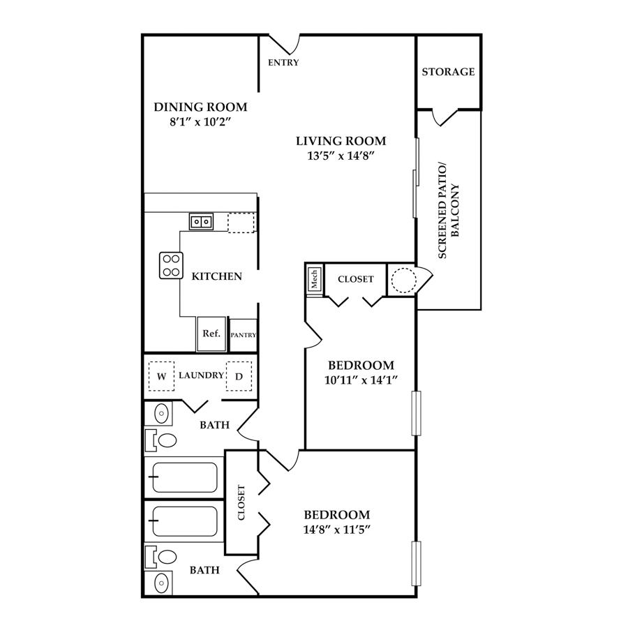B2 floor plan
