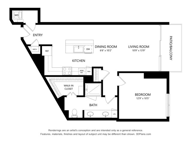 A2 floor plan