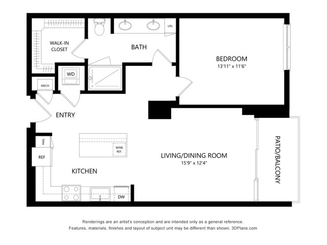 A1 floor plan