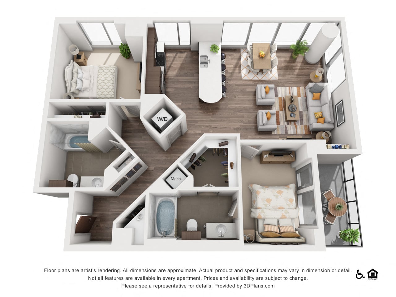 2B floor plan
