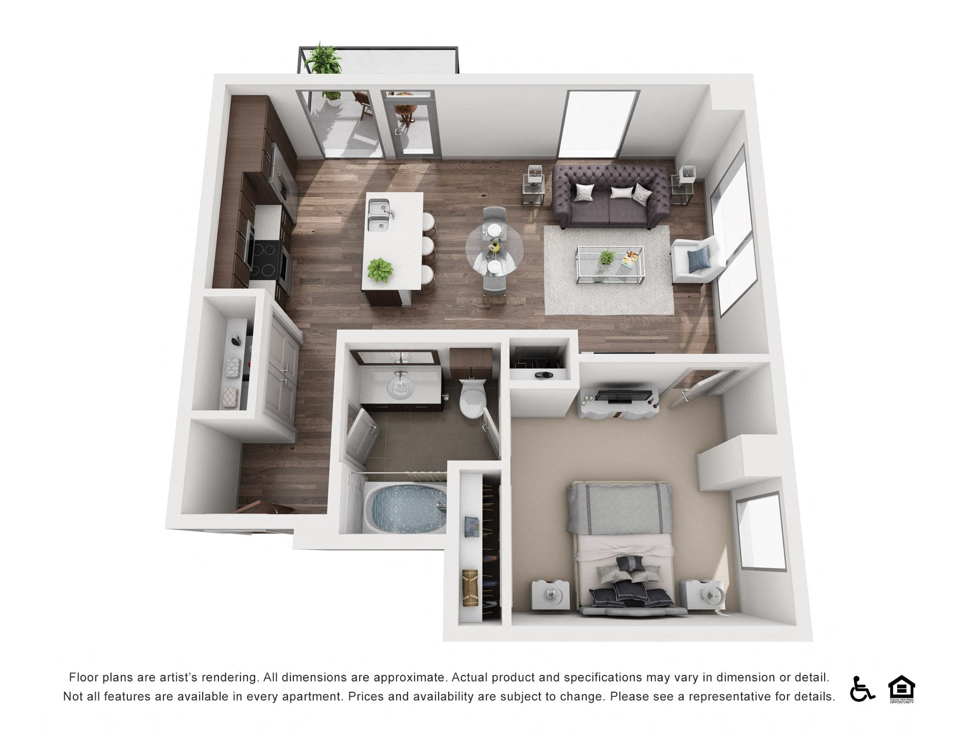 1M floor plan