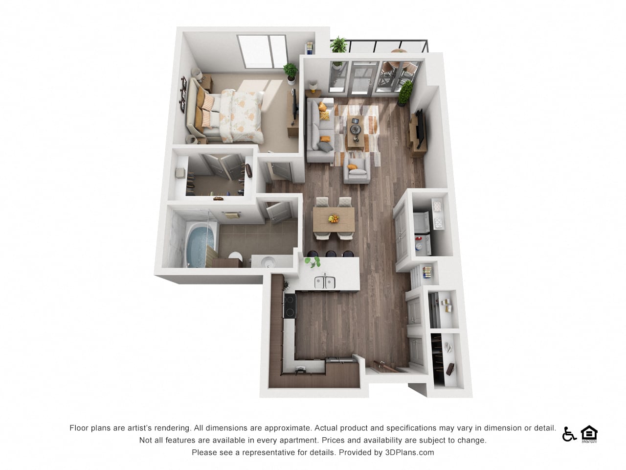 1I floor plan